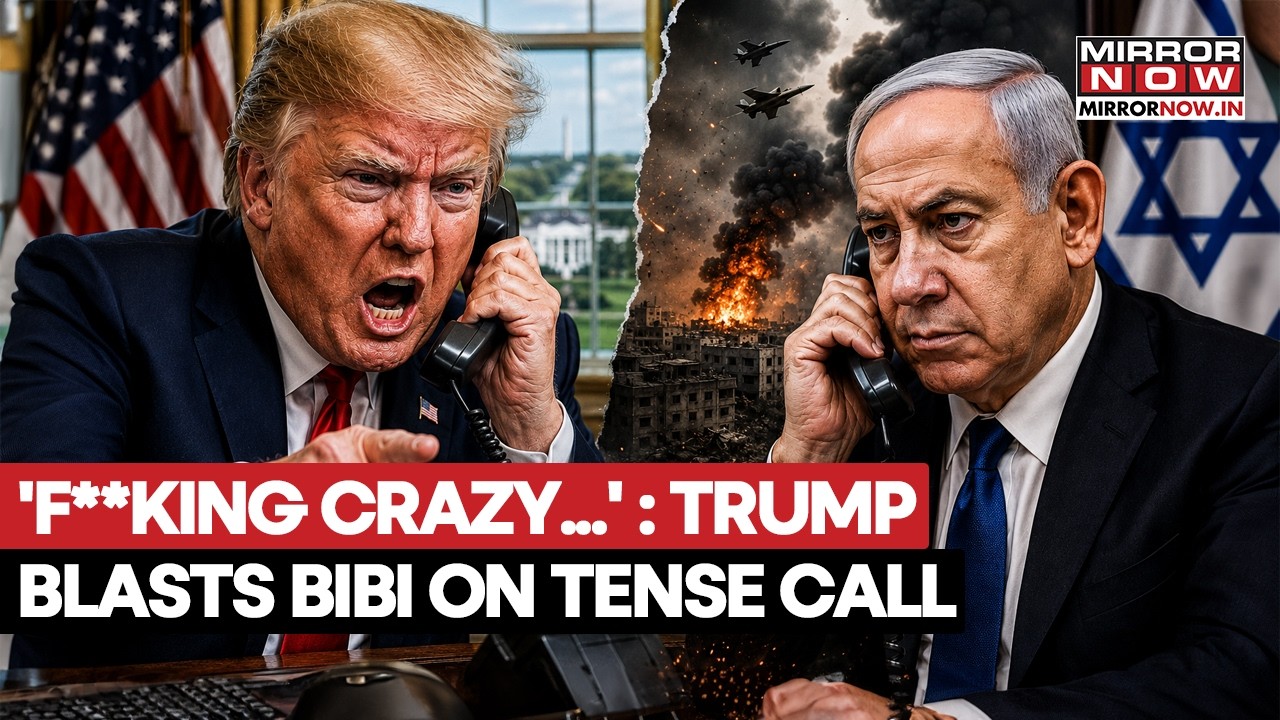 'F**KING CRAZY': Trump Blasts Netanyahu Over Lebanon Strikes In Tense Call As Iran Halts Talks