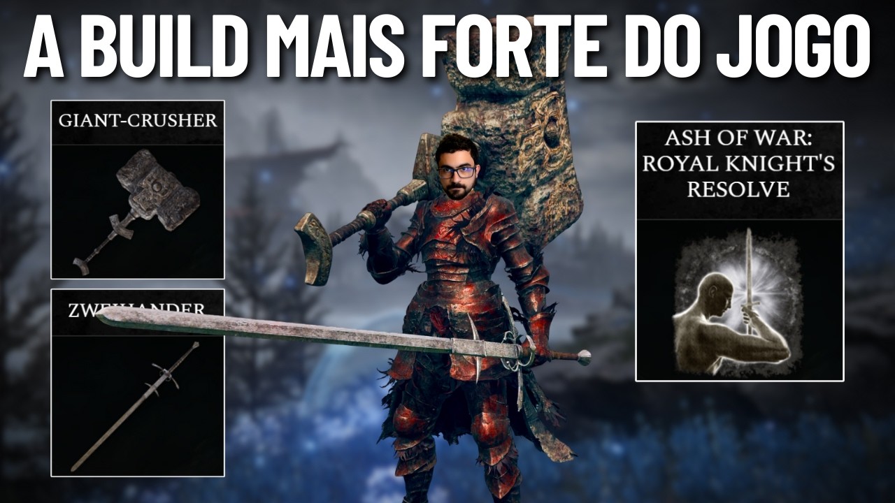 Elden Ring com a MELHOR build do jogo