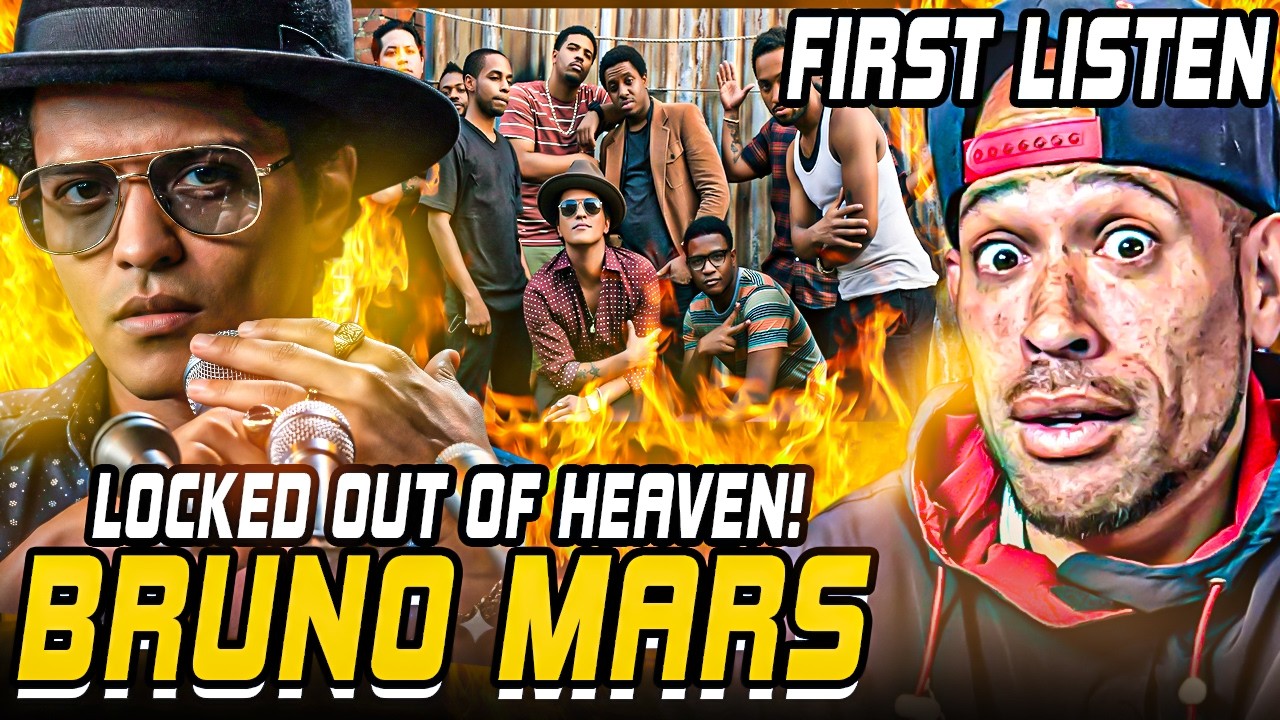 FIRST time HEARING Bruno Mars - Locked Out Of Heaven! This FOOL is COOKING....