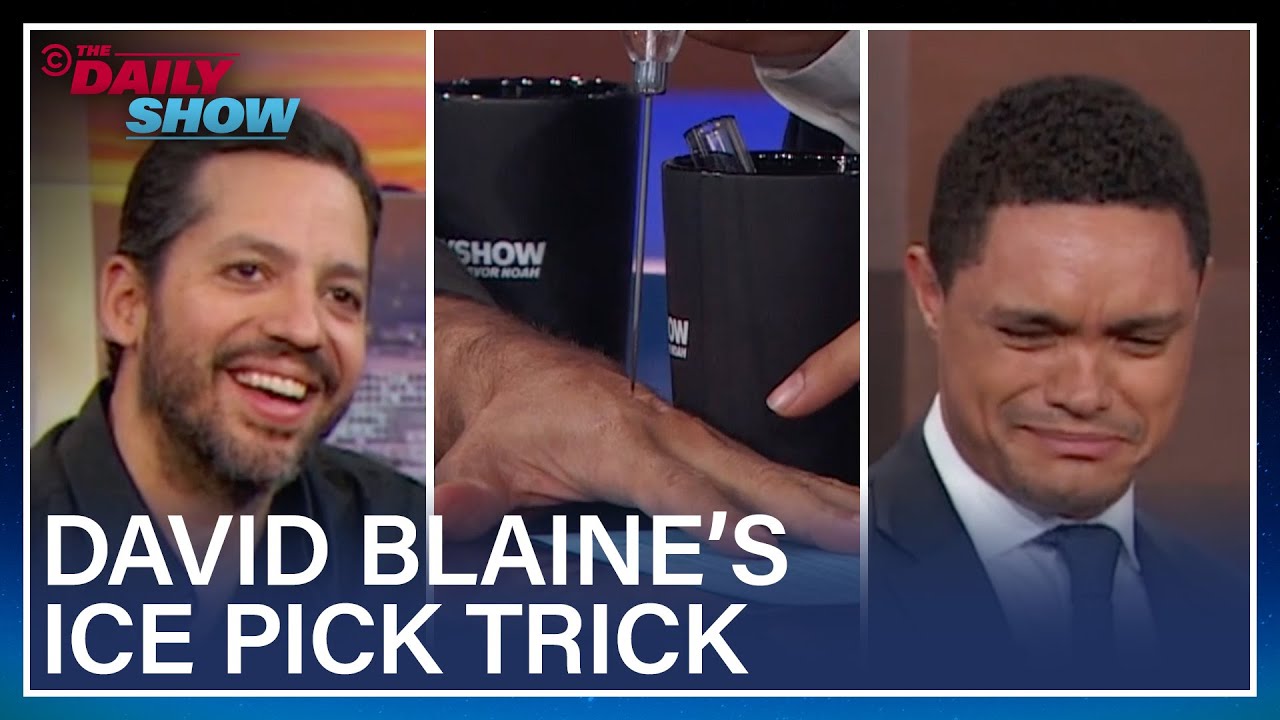 David Blaine Gets Consensually Stabbed & Chats About His Childhood | The Daily Show