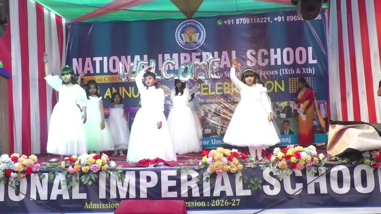 Welcome dance performance on annual day celebration @NIS/Kne