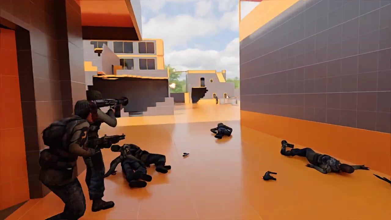 [Garry's Mod RTX] combine vs rebels, gm_devtown, day