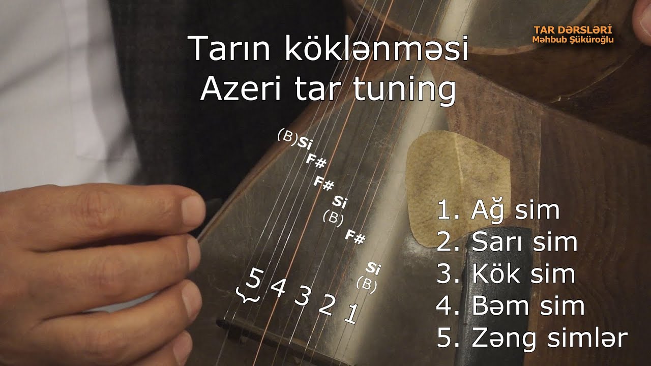 Tar dərsləri. 2-ci dərs. Tarın köklənməsi | Tar lessons. 2nd lesson. Tar tuning