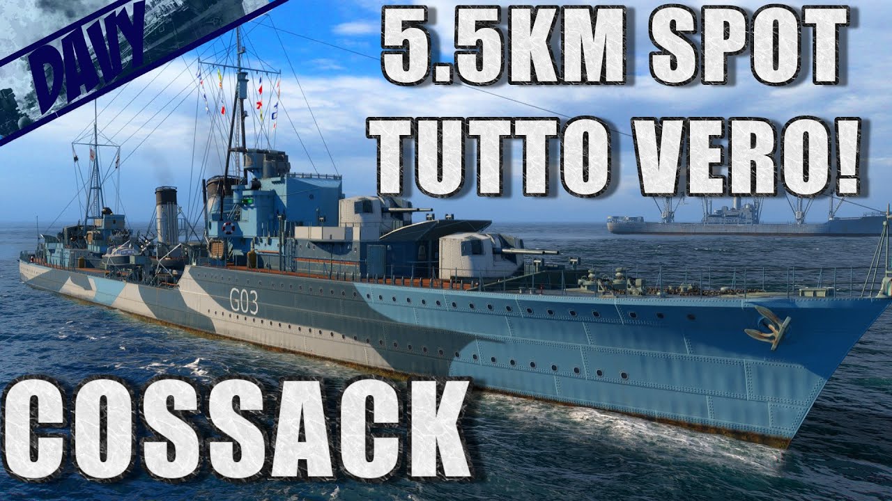 IL MIGLIOR CACCIATORPEDINIERE AL SUO LIVELLO? ECCO IL COSSACK!⚓WORLD OF WARSHIPS PC ITA⚓