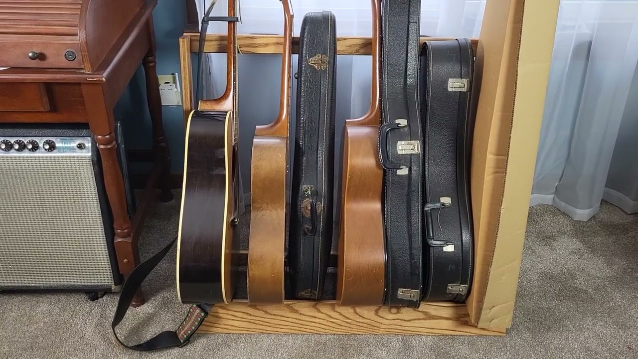 Swing String Folding Guitar Rack Organized Guitar Storage