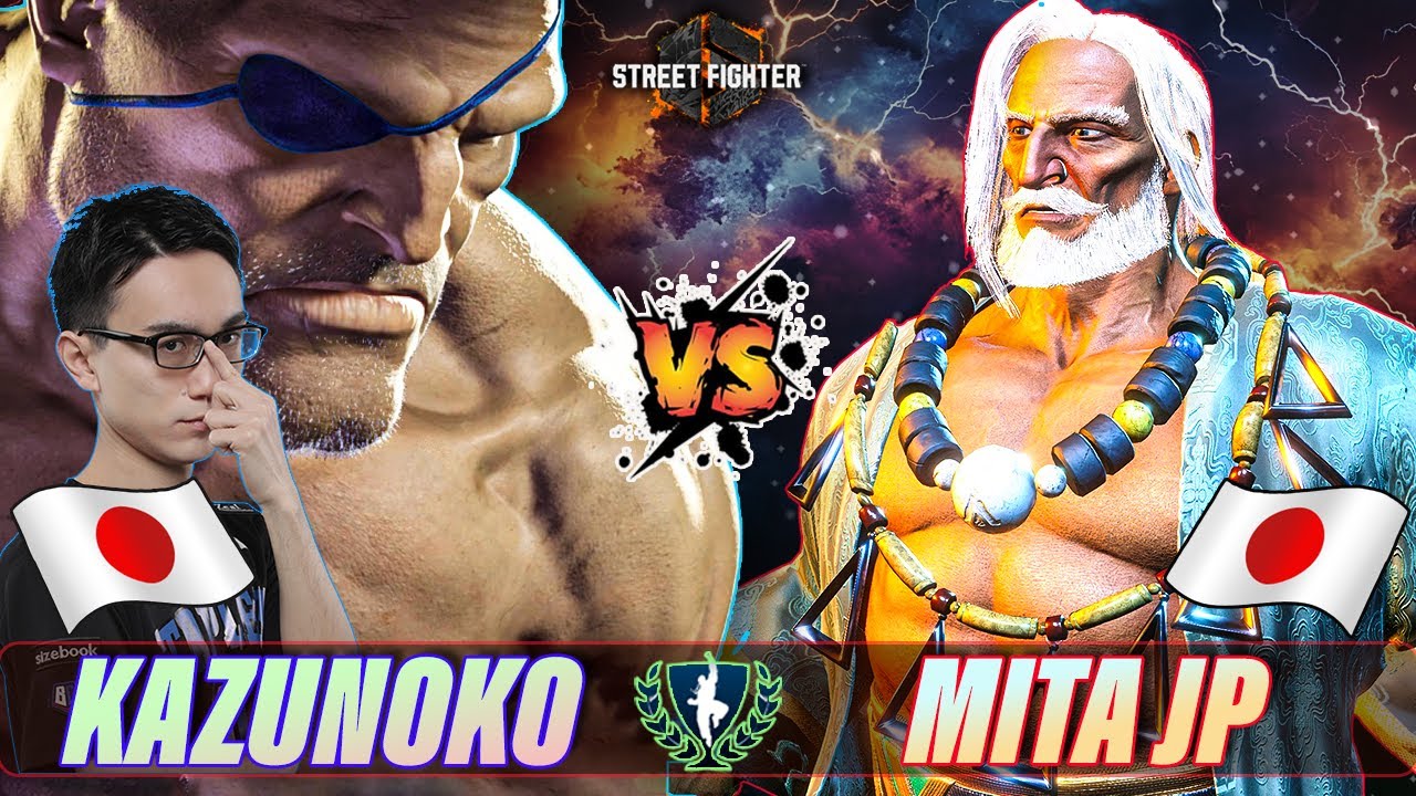 SF6 🔥 SAGAT &diams; KAZUNOKO  VS  MITA JP &diams; JP 🔥 Best High Level Gameplay &diams;