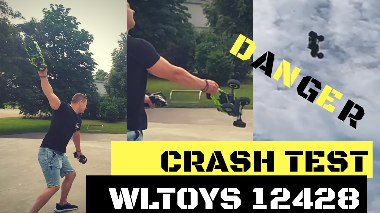 CRASH TEST WLTOYS 12428! Jak wiele zniesie? SKOK Z 10 METR&Oacute;W! Testujemy najpopularniejszy model RC!