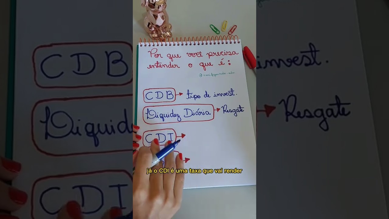O que &eacute; CDB, CDI, Liquidez e FGC - A Mari Explica