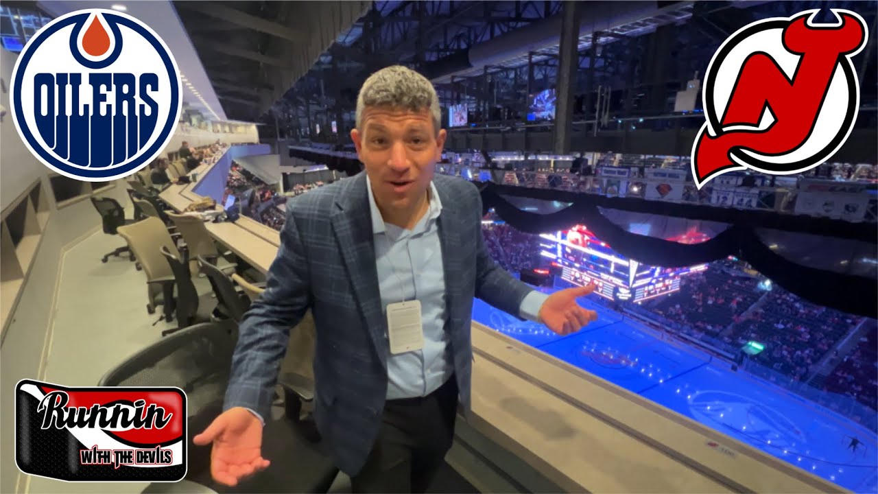 «Нью-Джерси Девилз» против «Эдмонтон Ойлерз» VLOG от Prudential Center 18.10.2025 PRESS BOX EDITION!