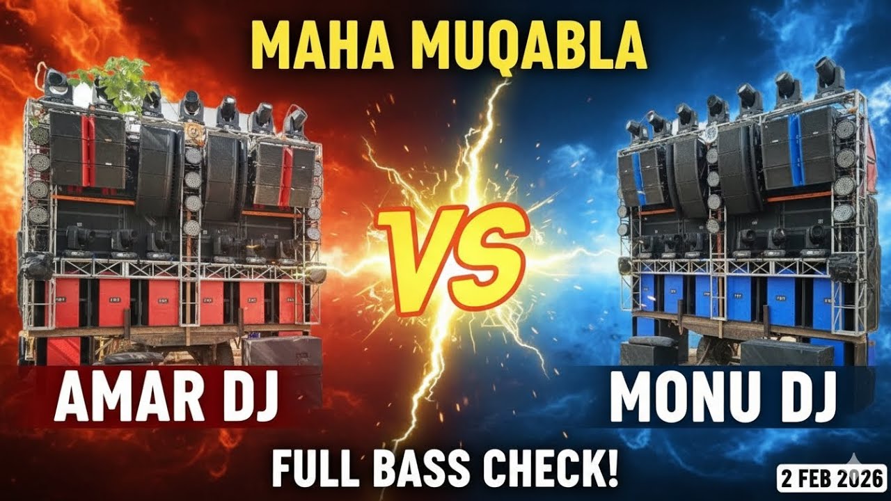 ​🔥 Amar DJ v/s Monu DJ | तेलीपुरा का सबसे बड़ा महा-मुकाबला 2026 🔥#DJLover #BassLover #DjVibration 