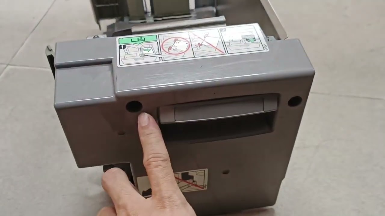 MT | Nguyên nhân khay giấy kéo ra rớt và thay thế dây cáp kéo nâng khay