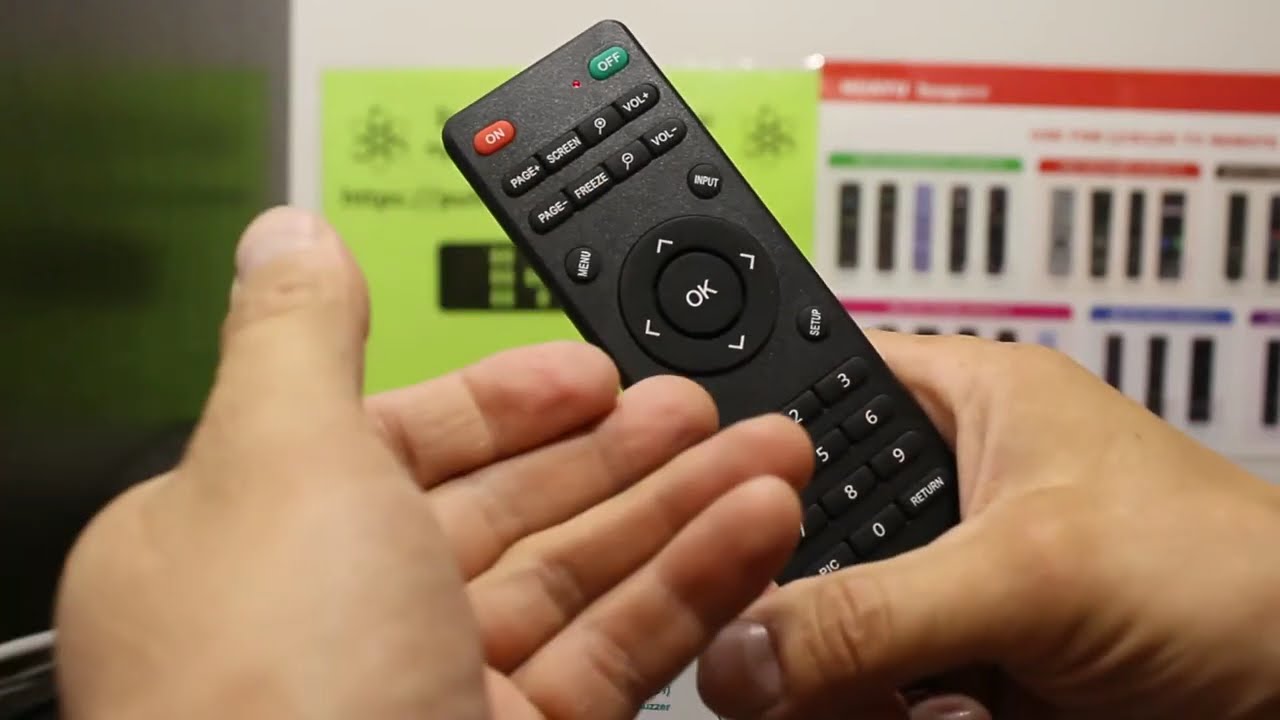Настройка универсального пульта Huayu RM-P1375 для проекторов