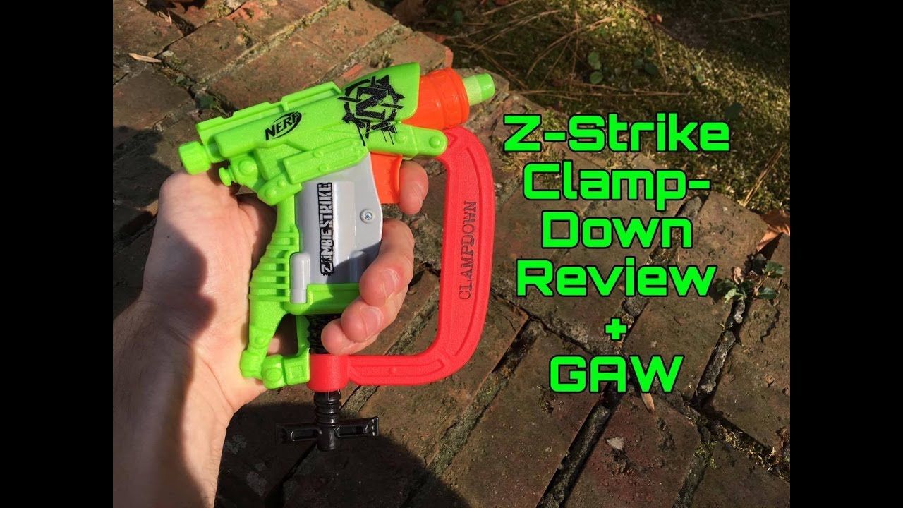 Nerf ZombieStrike ClampDown Review + Giveaway