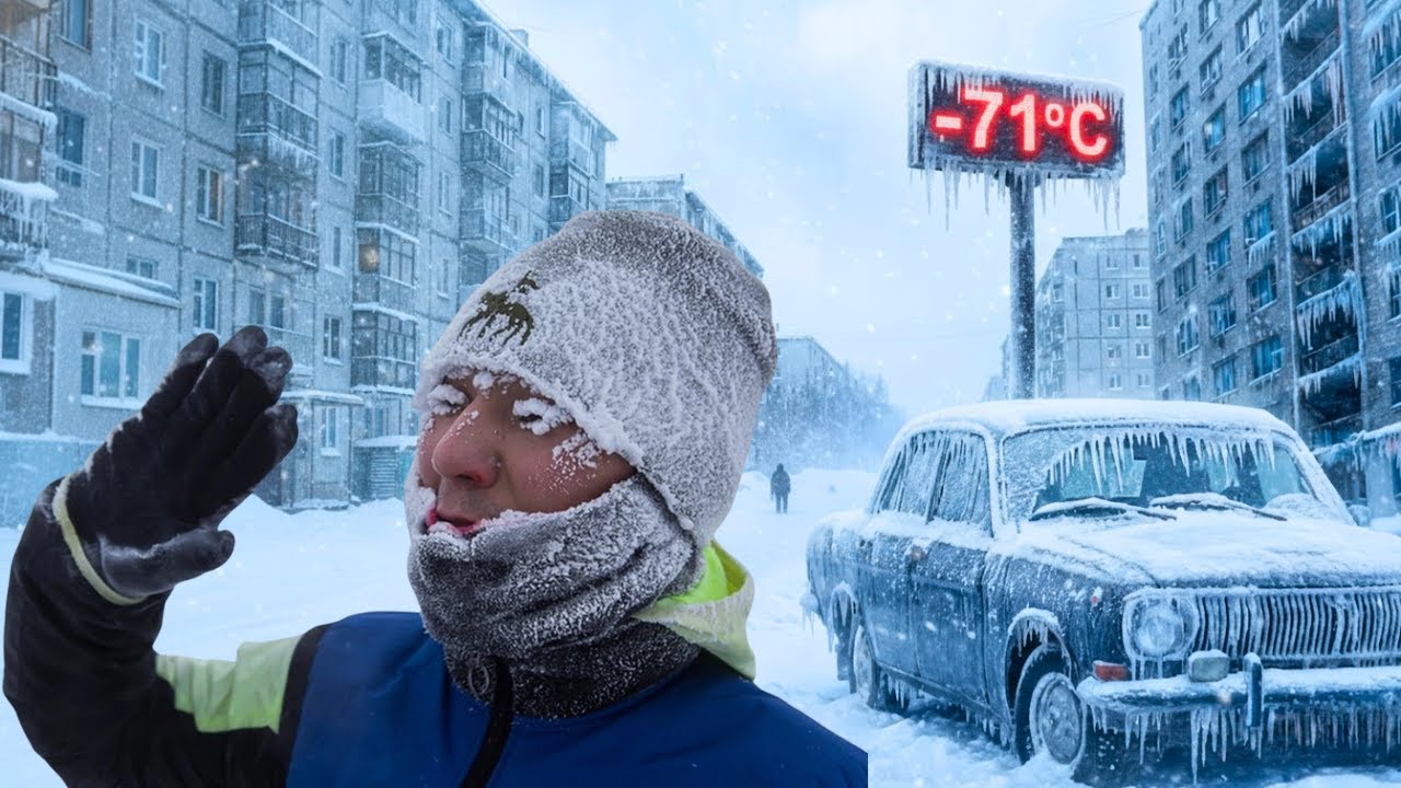 Surviving −72°C: Inside the Coldest City on Earth (Yakutsk Documentary)