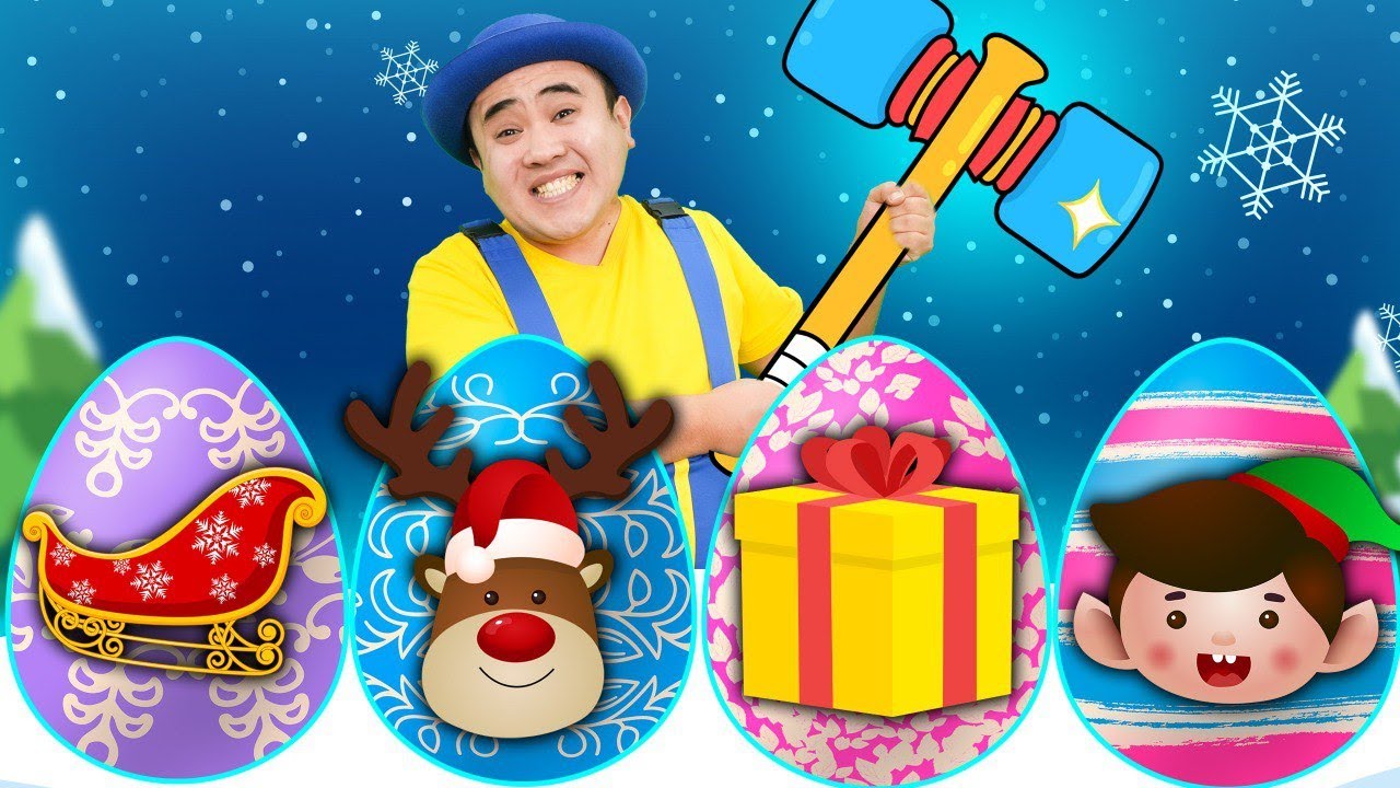 Christmas Surprise Eggs | Tigi Boo Kids Songs