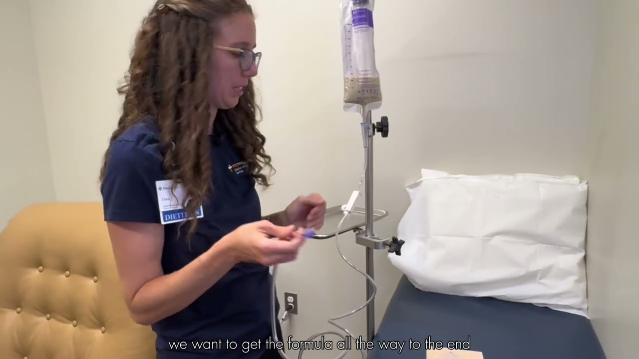 Gravity Bag for Enteral Nutrition Set-Up