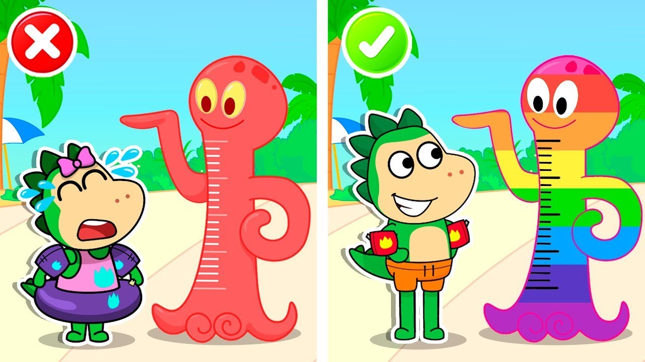 🤩 Wow! The Tallest Slide at the Water Park! 💦 Safety Tips and other Stories for Kids by Fire Spike