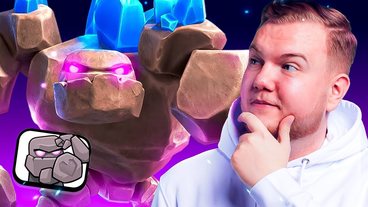 MY MAIN GOLEM DECK IN THE CLASH ROYALE META!