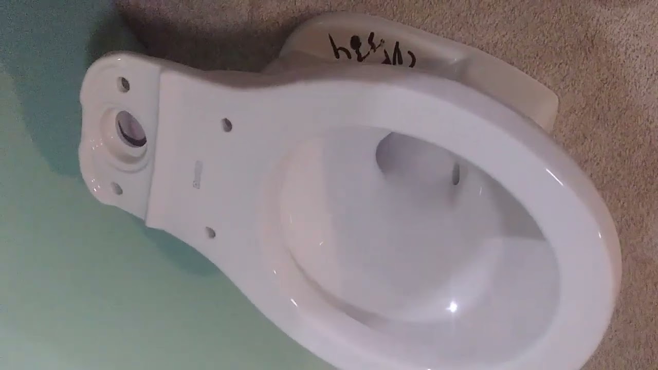 Brand new 1981 american standard plebe toilet