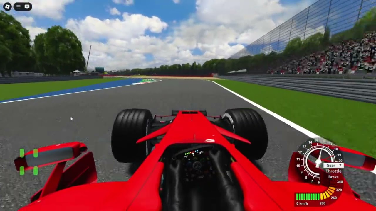 Lap around Monza with the 2008 Ferrari (F2008)