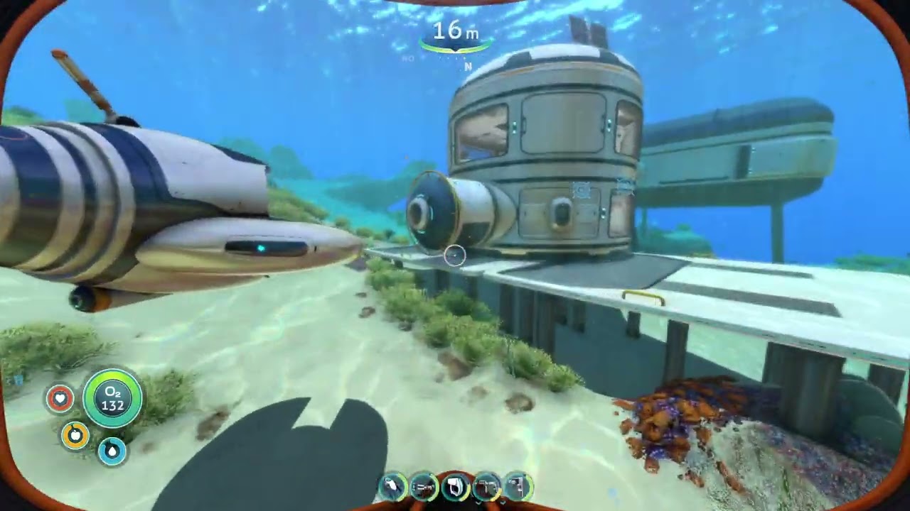 Subnautica #7 - Primera vez jugando | Intento de entrar en la Aurora . Nuevo equipamiento.