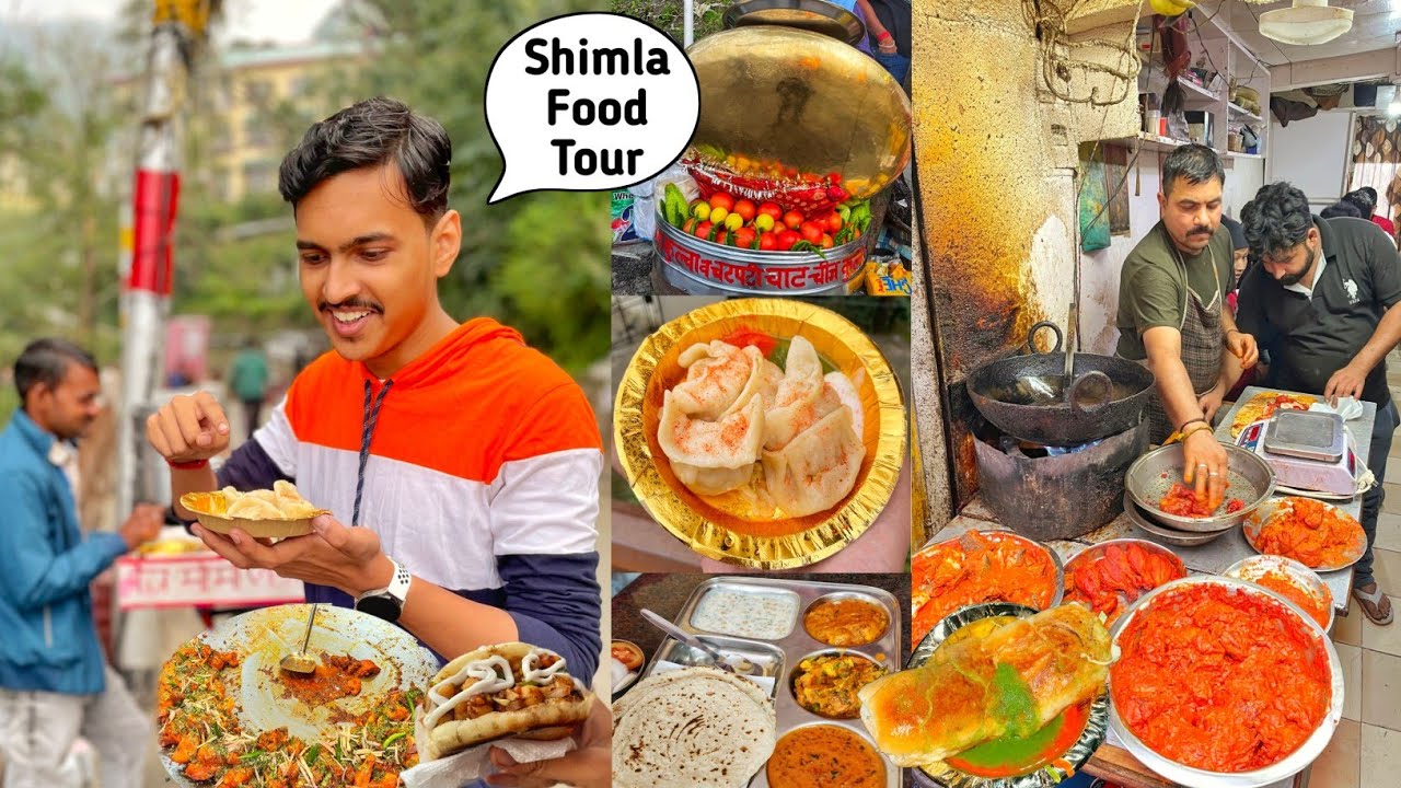 Shimla Food Tour in Mall Road🔥|Shimla Street Food Just ₹20 টাকা😱|Shimla Tour Plan|Shimla Food Vlog