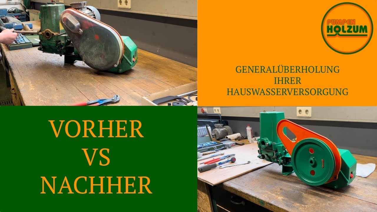 So erstrahlt Ihre Pumpe wieder im vollen Glanz. Reparatur / Generalüberholung einer Kolbenpumpe.