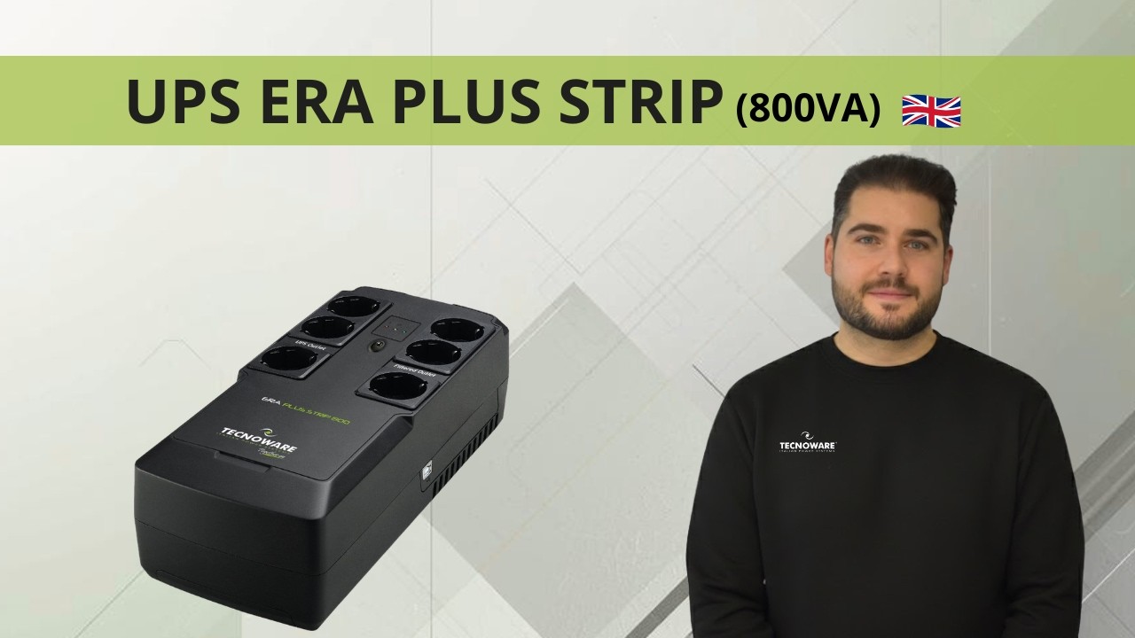 Tutorial 2026: first Installation of Tecnoware UPS ERA PLUS STRIP (800 VA)