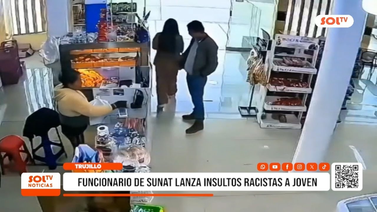 Trujillo: funcionario de Sunat insulta con frases racistas a joven