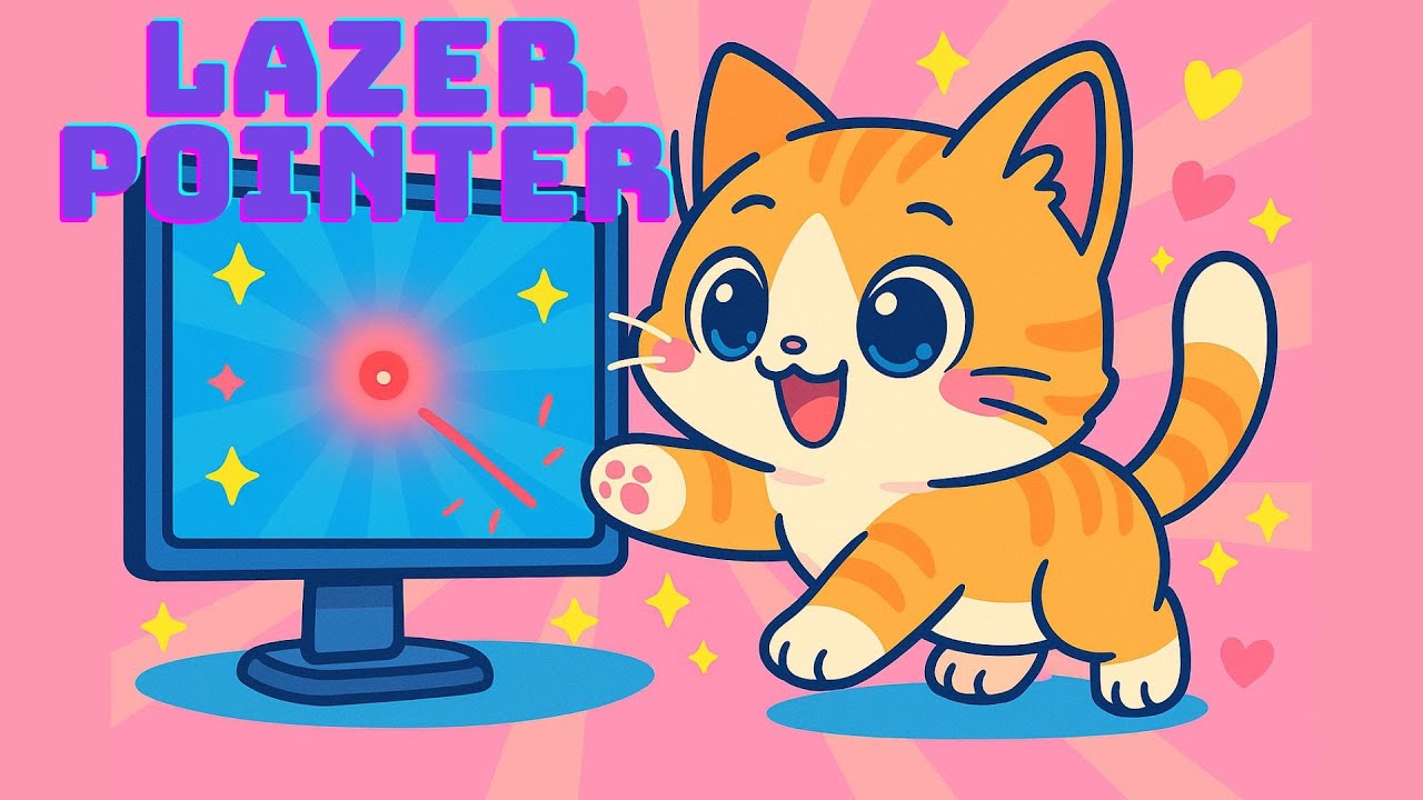 【猫が喜ぶ映像】レーザーポインター GAME FOR CATS
