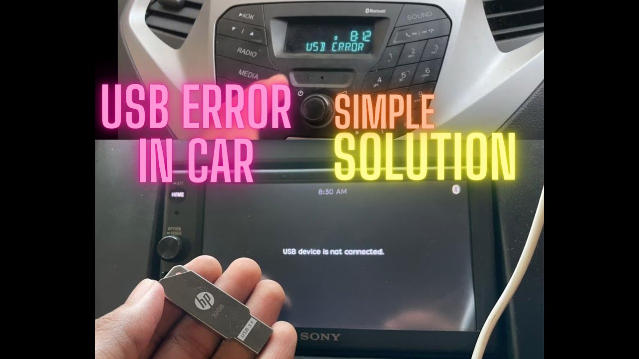 usb error in car stereo solution| pen drive not working in car | MP3 Songs not Playing in Car USB