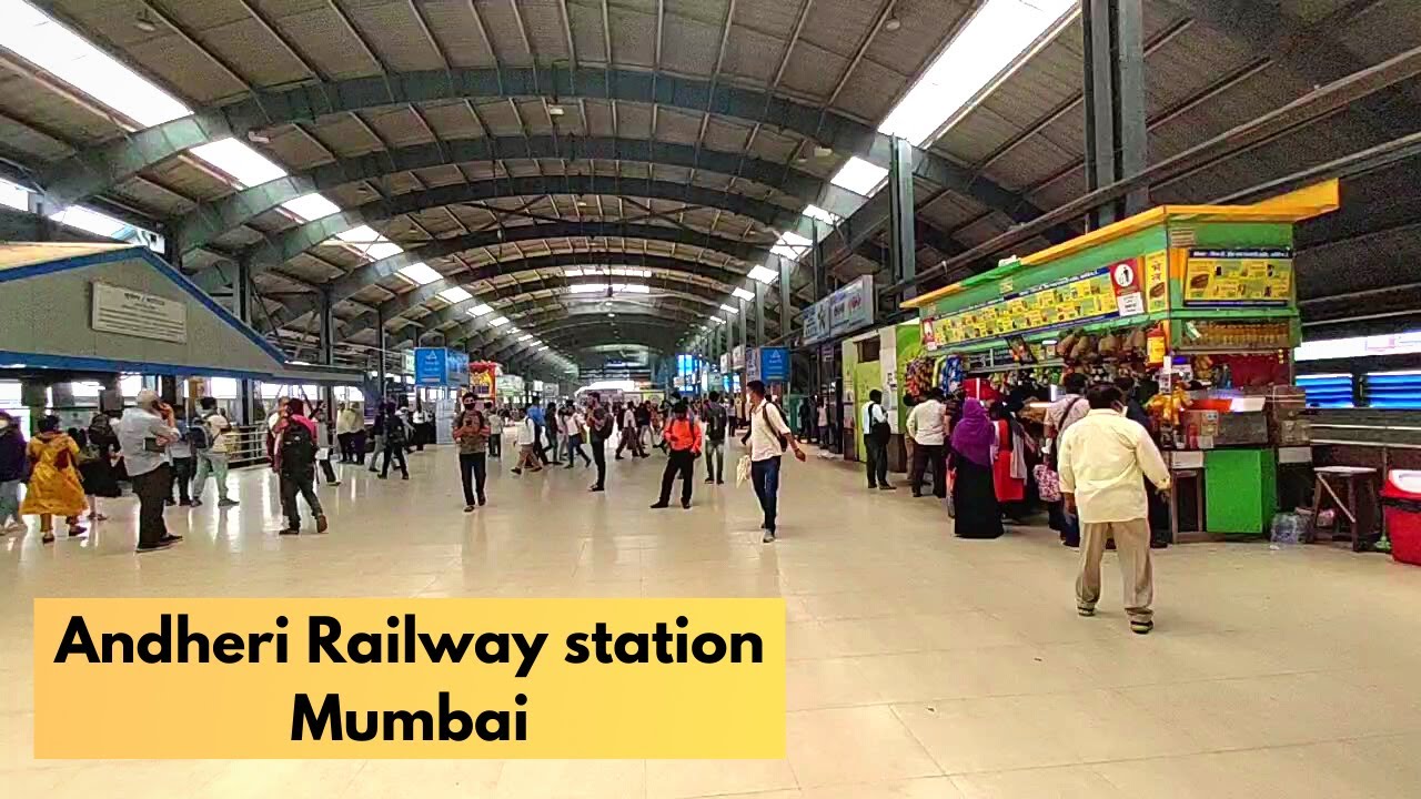 Andheri railway station, mumbai.