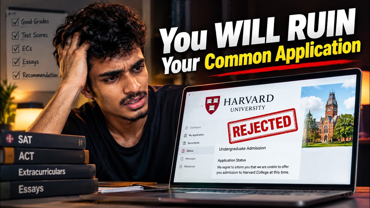 Why Good Students from India Ruin Their Common App Applications