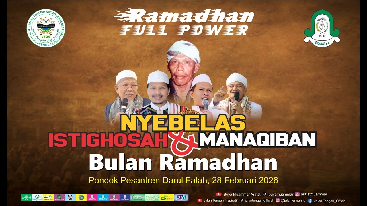 🔴 LIVE..!! NYEBELAS, ISTIGHOSAH & MANAQIBAN SPESIAL BULAN SUCI RAMADHAN