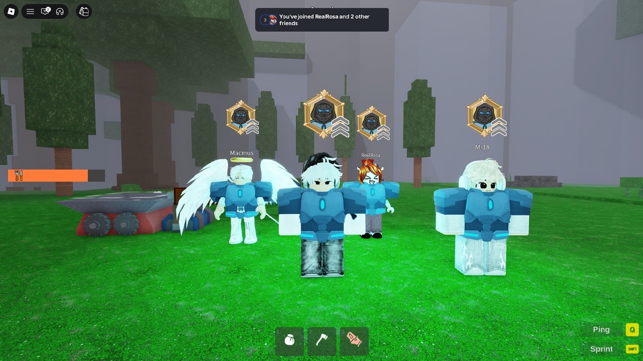 Base inside the Pyramid with RealRosa + Cyborg GIVEAWAY in 99 Nights in the Forest