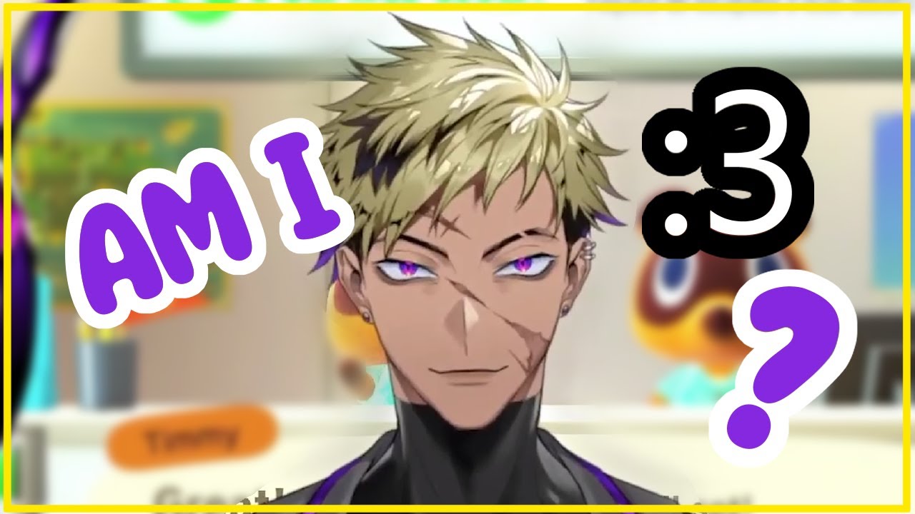 VANTA realises he has a :3 smile