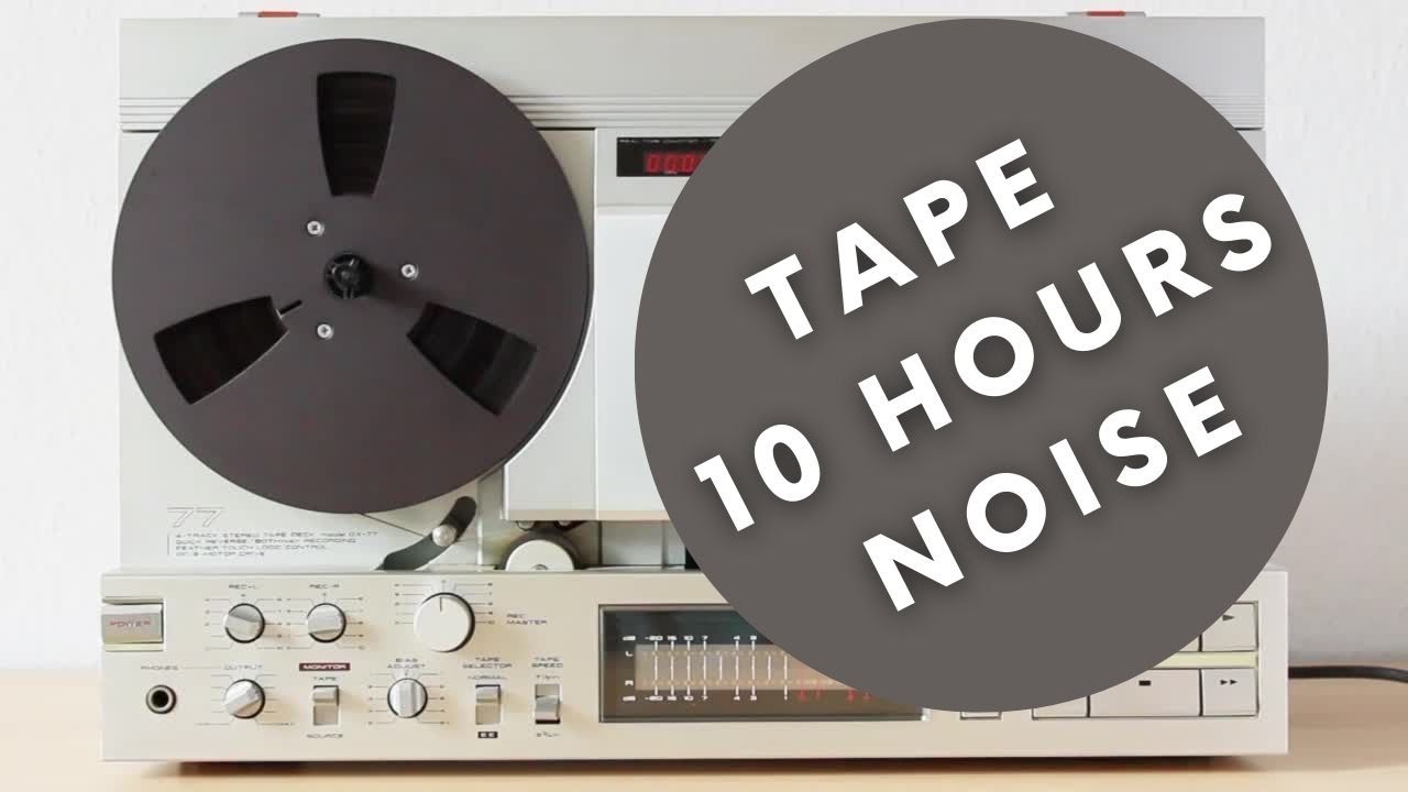 Reel to Reel Tape Noise &ndash; Nostalgic - Fall Asleep Fast | 10-Hours.  Reel2Reel Tape.