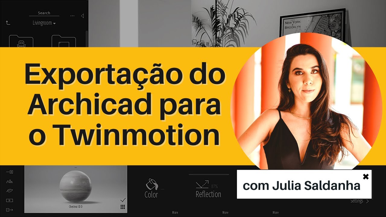 Plugins de exportação do Archicad para o Twinmotion (DIRECTLINK, FBX E DATASMITH)