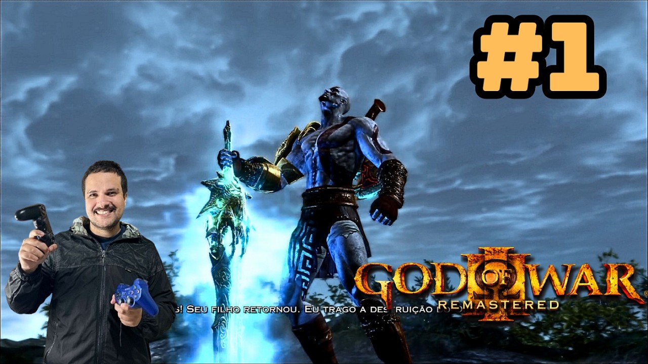 GOD OF WAR 3 REMASTERED - O FIM DOS DEUSES CHEGOU - MODO HARD #1 | JVG
