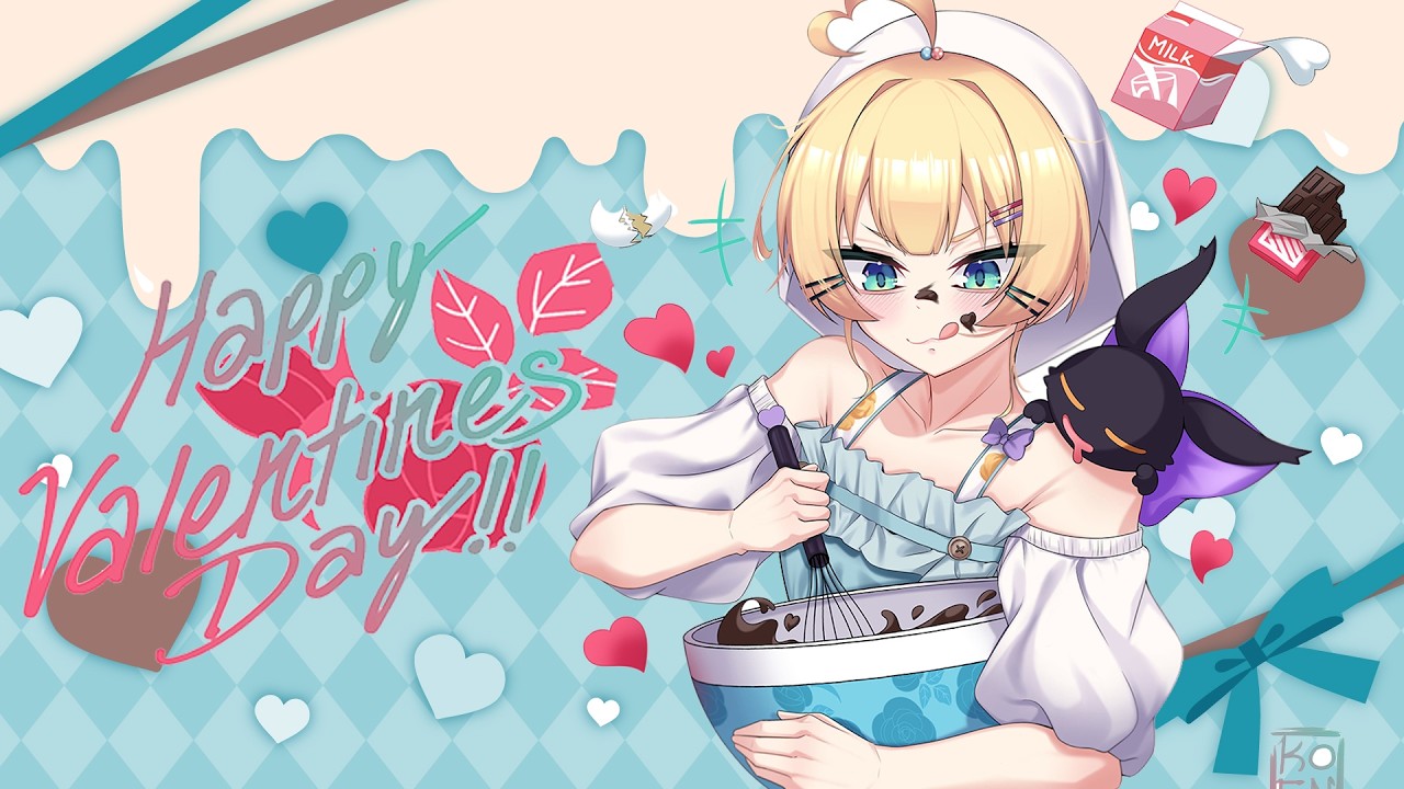 【HAPPY VALENTINES/HANDCAM】First time choco making :3c