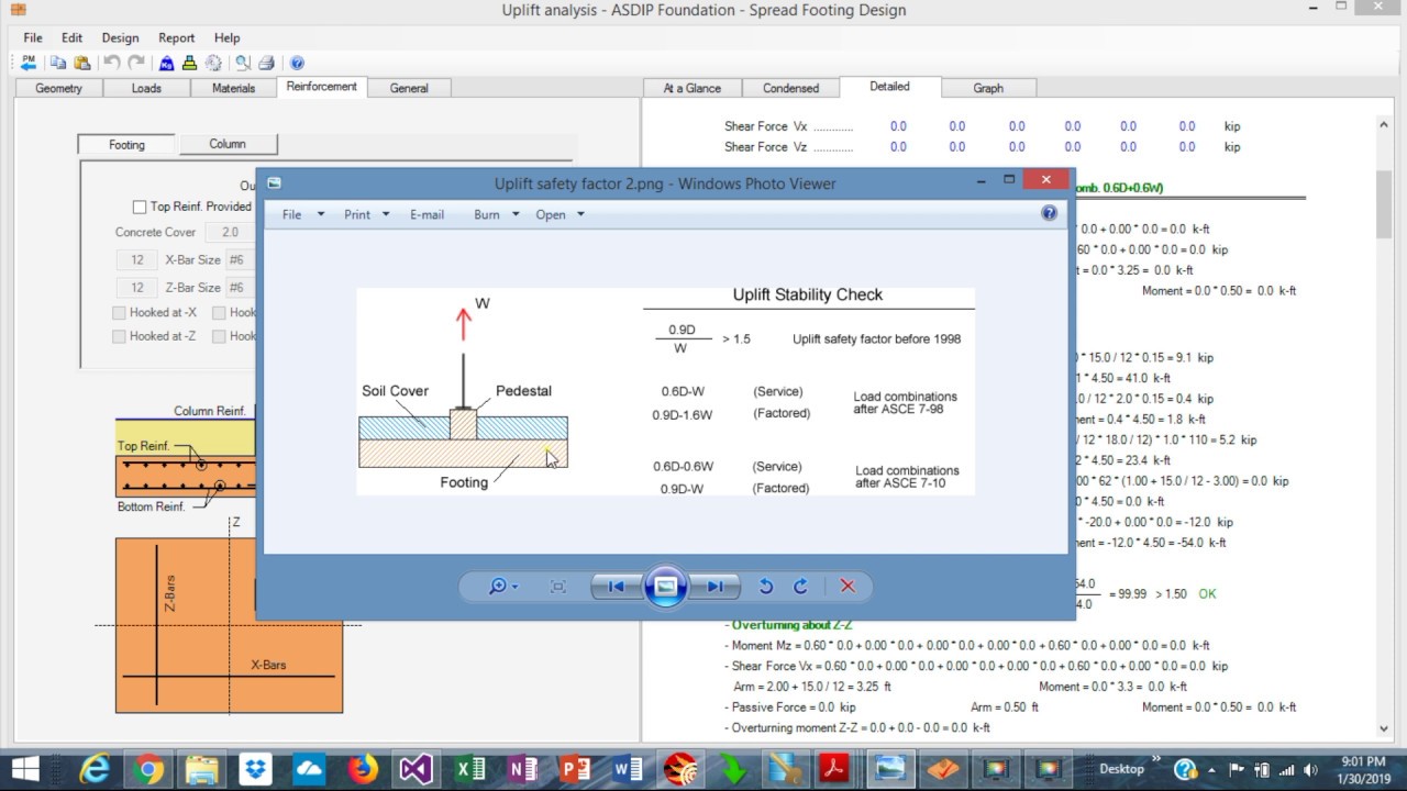 How to Design Uplift Footings Using ASDIP FOUNDATION