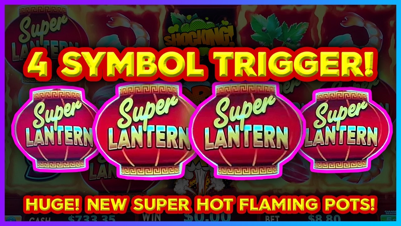 RARE HUGE WIN! Super Hot Flaming Pots! HOT NEW SLOT!