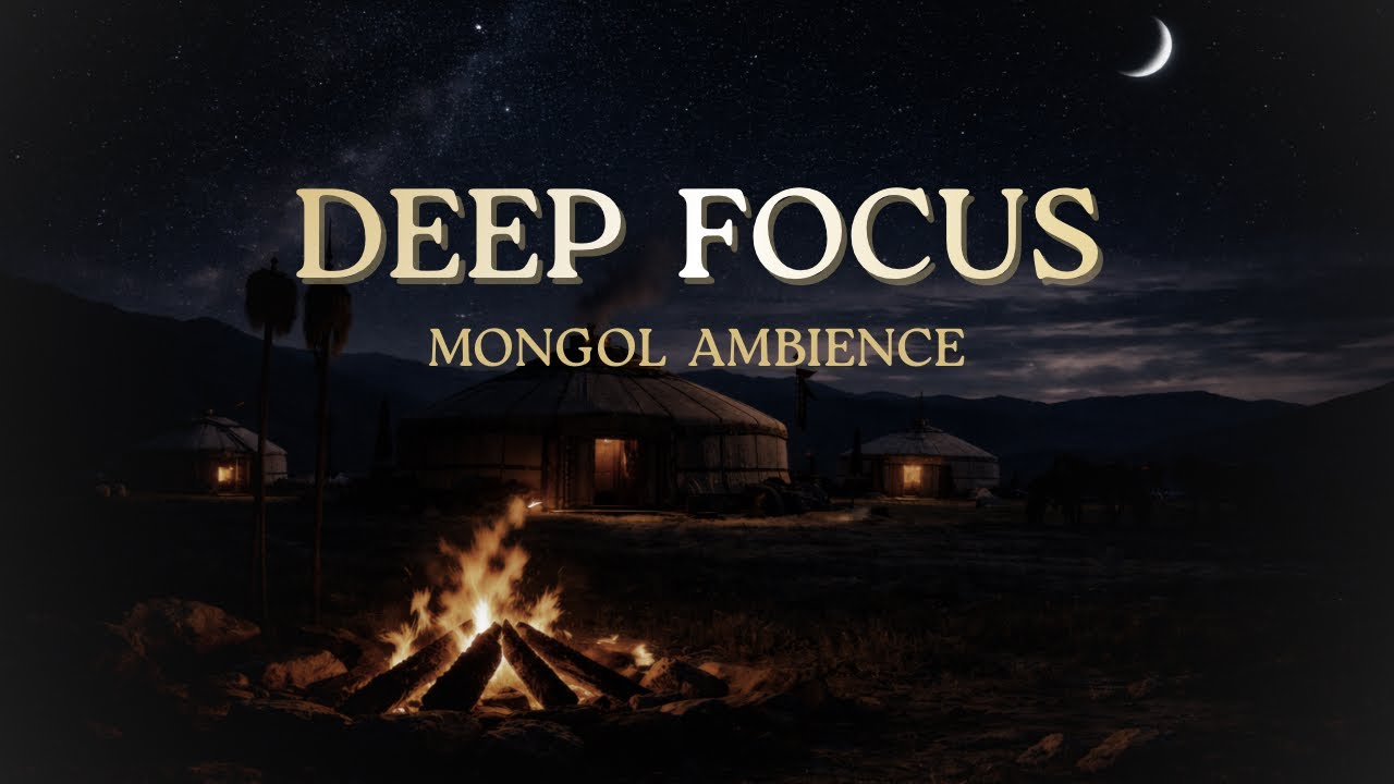 Inside the Mongol War Camp at Night | Ancient Empire Ambience