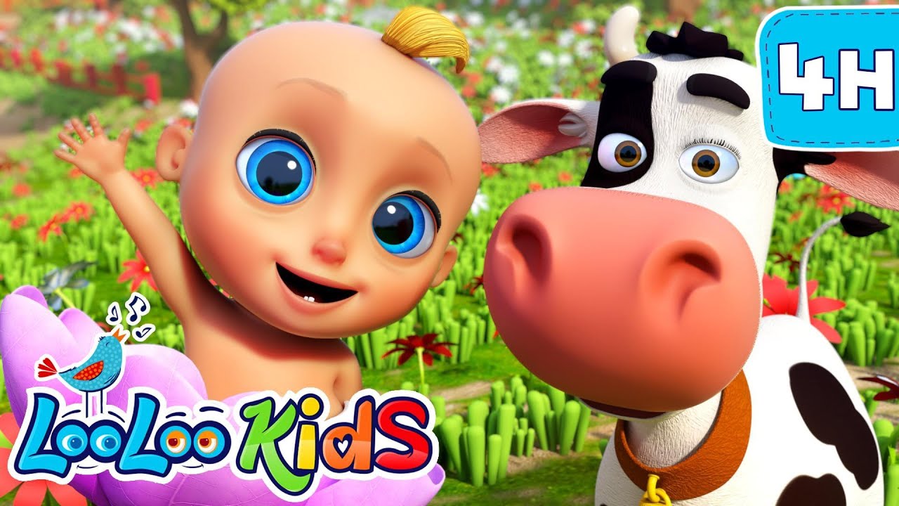 4-Hour Marathon - S2EP47 - 4 Hour Kids Songs - LooLoo Kids Songs for Kids