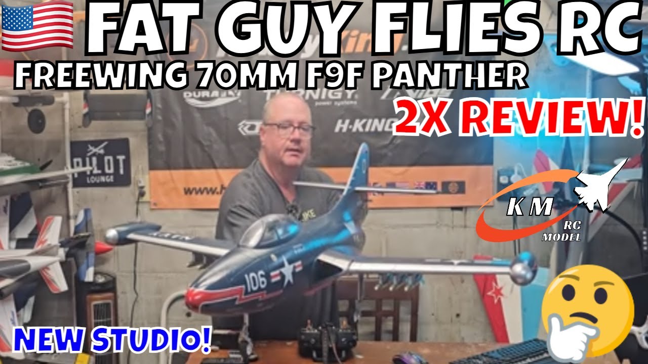 FREEWING 70MM F9F-5 PANTHER NEW STUDIO REVIEW BY FGFRC #aviation #rc