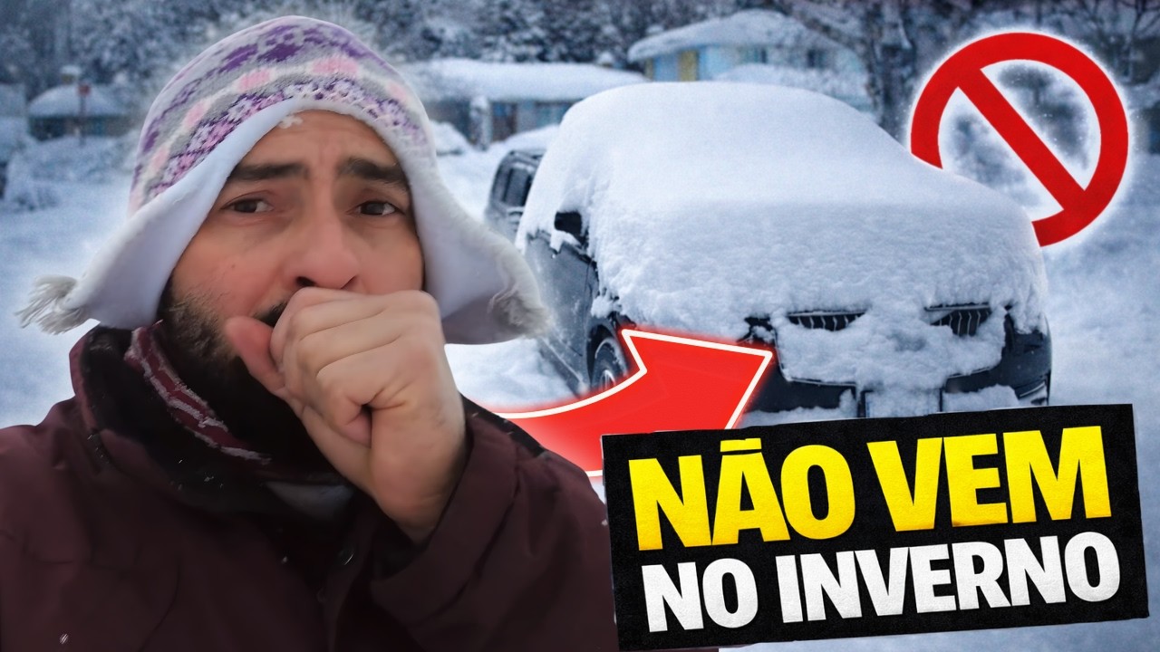 ESSA É A VIDA DE QUEM MORA NO CANADÁ DURANTE O INVERNO