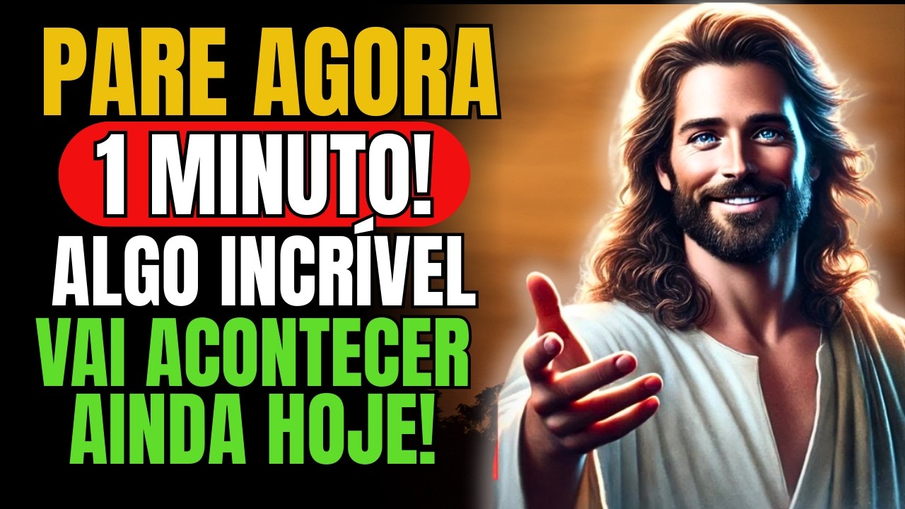 DEUS DIZ: PREPARE-SE, ALGO INCRÍVEAL VAI ACONTECER - TOME POSSE!