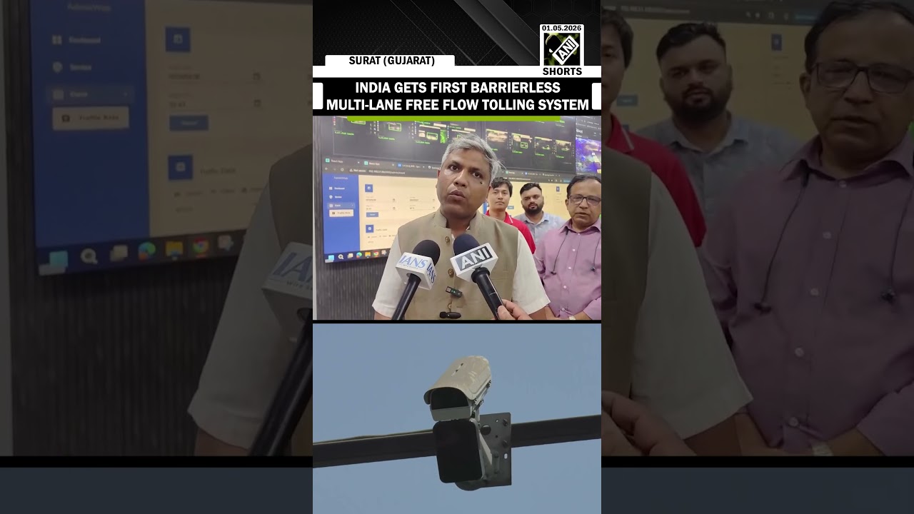 India&rsquo;s first barrier-less, Multi-Lane Free Flow tolling system installed in Gujarat&rsquo;s Surat by NHAI