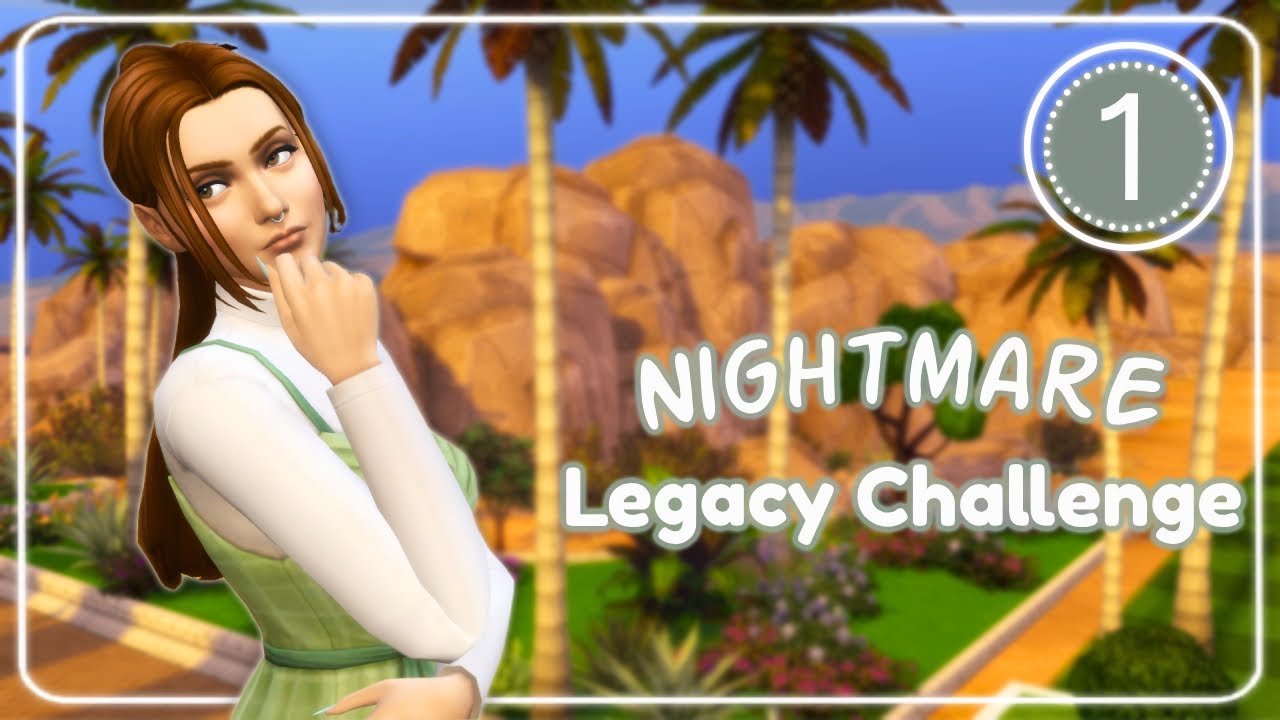 Starting the Nightmare Legacy Challenge! The Sims 4 Lets Play | Part 1 🤍
