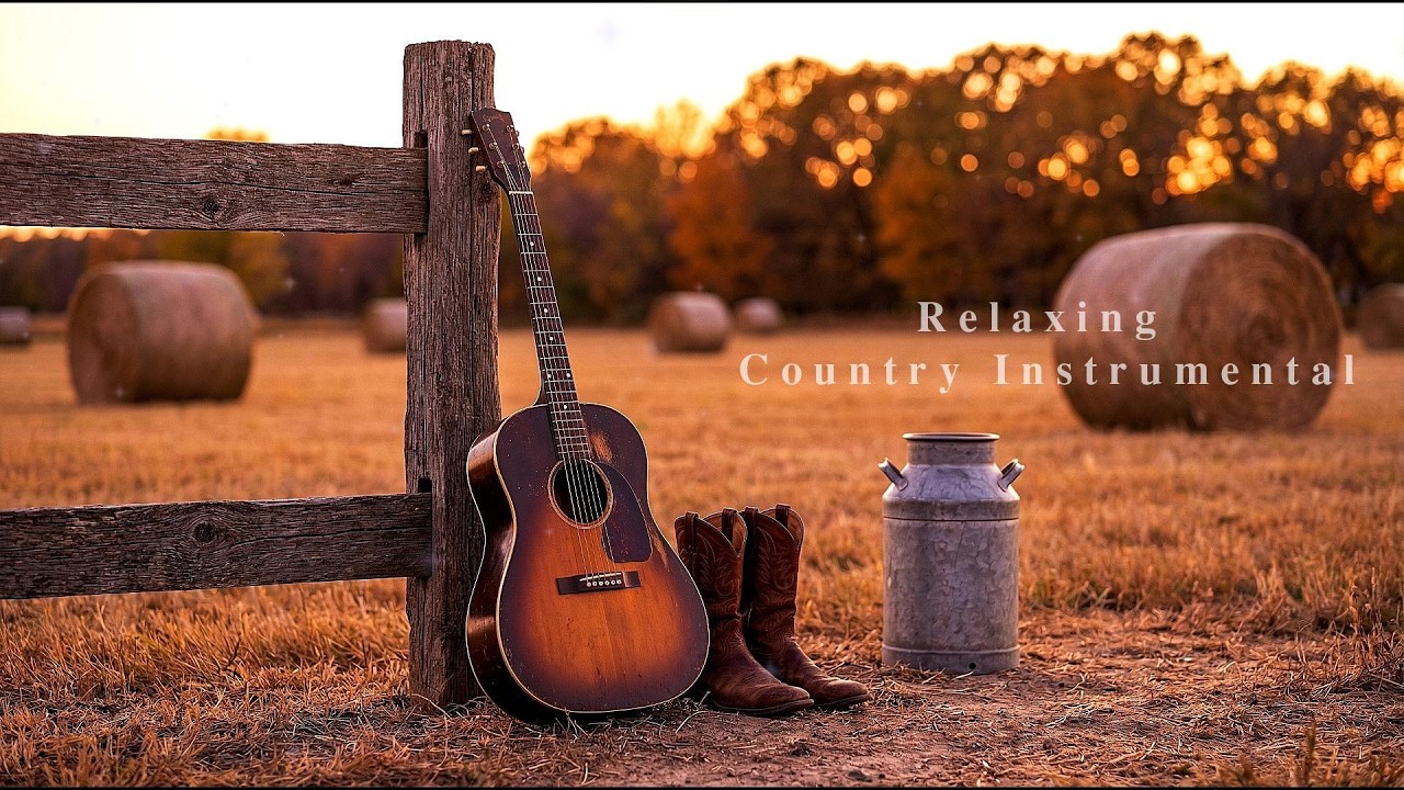Relaxing Country Instrumental 🌾 Peaceful Acoustic Guitar instrumental from the American Countryside